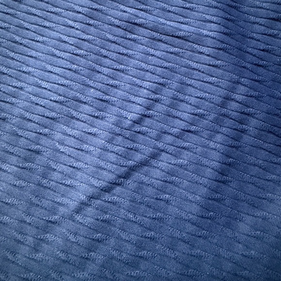 Calia Carrie Underwood Long Sleeve Navy Ribbed Athleisure Workout Top Medium - Picture 5 of 8